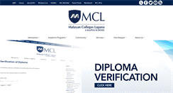 Desktop Screenshot of mcl.edu.ph